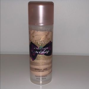 a thousand wishes shimmer swirl lotion BBW